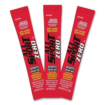 ZERO Drink Mix Powder Sticks , Fruit Punch, 500 EA/CA