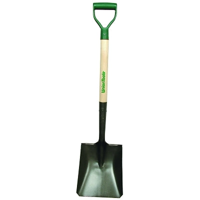 Square Point Transfer Shovel, 11.5 in L x 9.25 in W Blade, 28 in North American Hardwood Poly D-Grip Handle