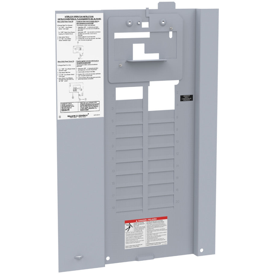 Combination Service Entrance Device (CSED) Type QO/QOA 100A Max. 2-Space Generator Kit