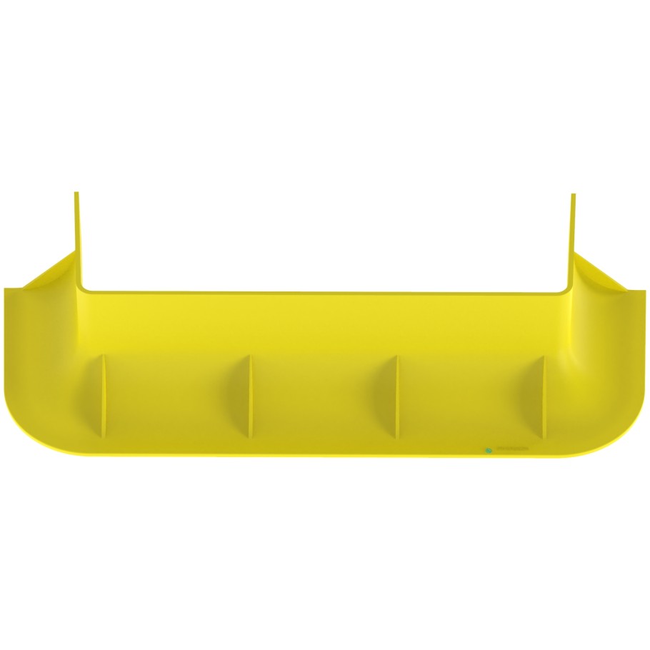 FiberRunner Bend Radius Control Trumpet, 12x4, Yellow