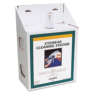 Large Disposable Eyewear Cleaning Station