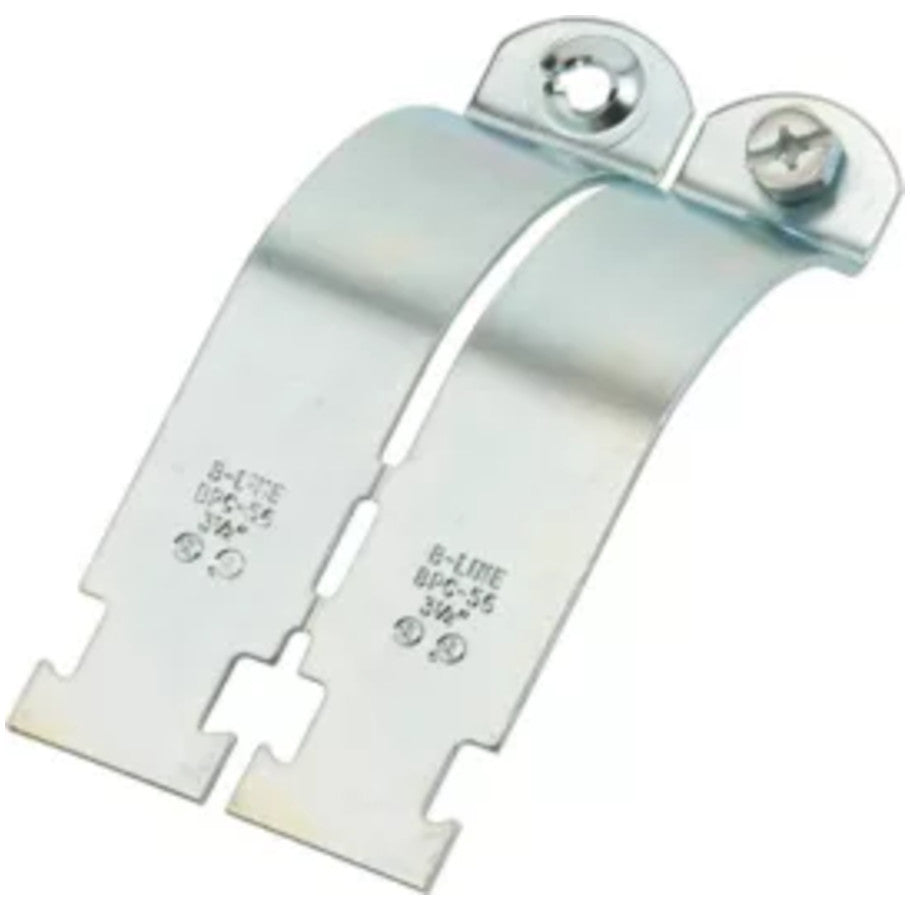 Break-Apart Conduit Clamp, For 3 in. Rigid/EMT Conduit, Static Load 200 lb.