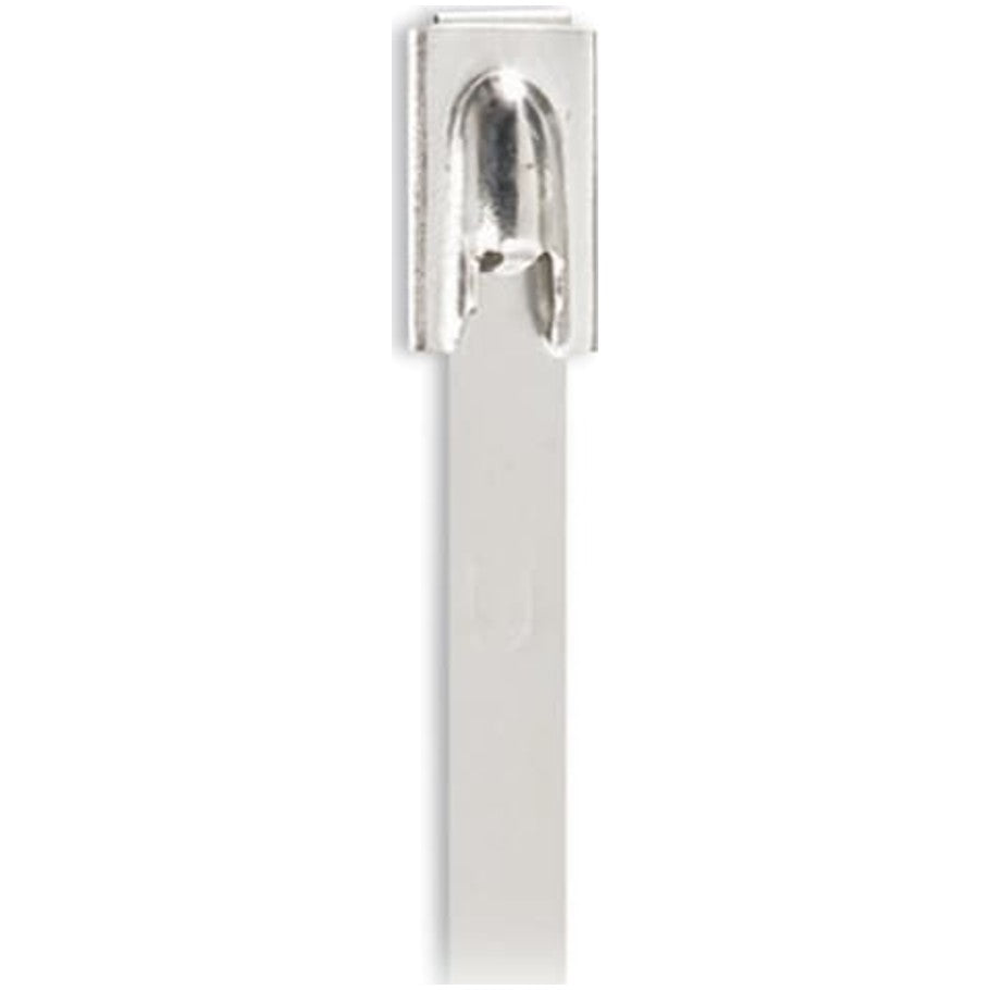 Ty Rap High Performance Uncoated Type 302/304 Stainless Steel 14.20 L x 0.187 in. W Ball Lock Cable Ties