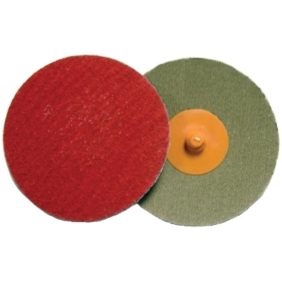 Plastic Button Style Blending Discs, Ceramic, 2 in Dia., 36 Grit