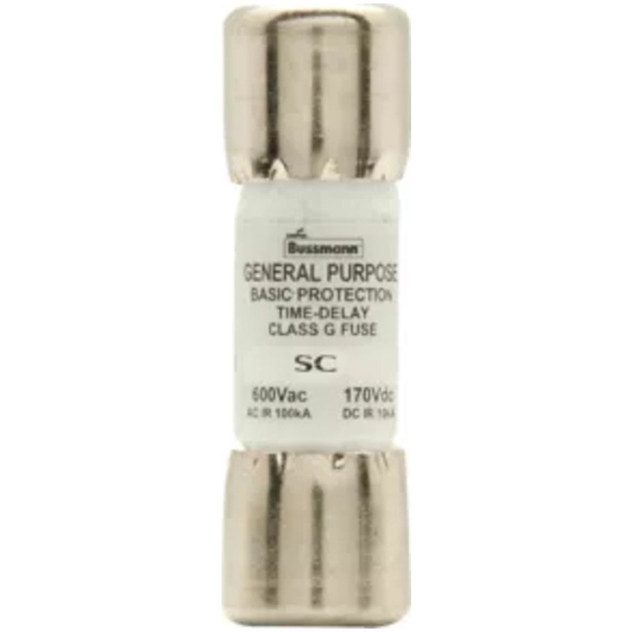 SC Series Class G Time Delay Fuse, Size Rejecting, Current-Limiting, 10A, 600VAC/170VDC