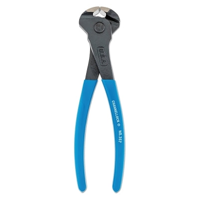 Cutting Plier-Nipper, 7 in L, Polish, Plastic-Dipped Handle