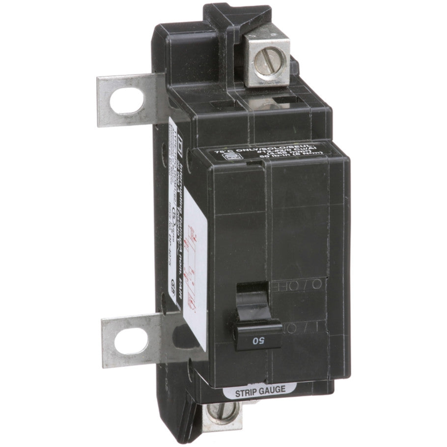 1-Phase Field-Installed 50A 120/240V 2-Pole Main Circuit Breaker, QOM1 Frame