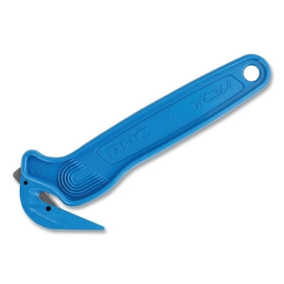 Disposable Film Cutter, DFC364MD, Metal Detectable, Recessed Blade, Carbon Steel, Plastic Body, Blue