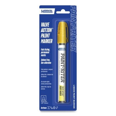 Lumber Crayon #200, 1/2 in dia, 4.75 in L, Yellow