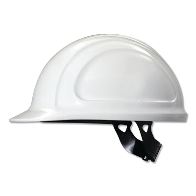 North Zone N10 Quick Fit Hard Hat, 4 Point, Front Brim, White