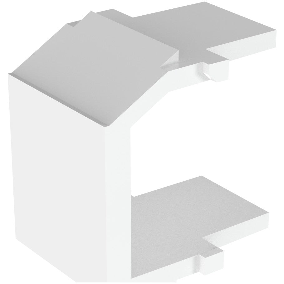 NetKey Blank Keystone Module, White
