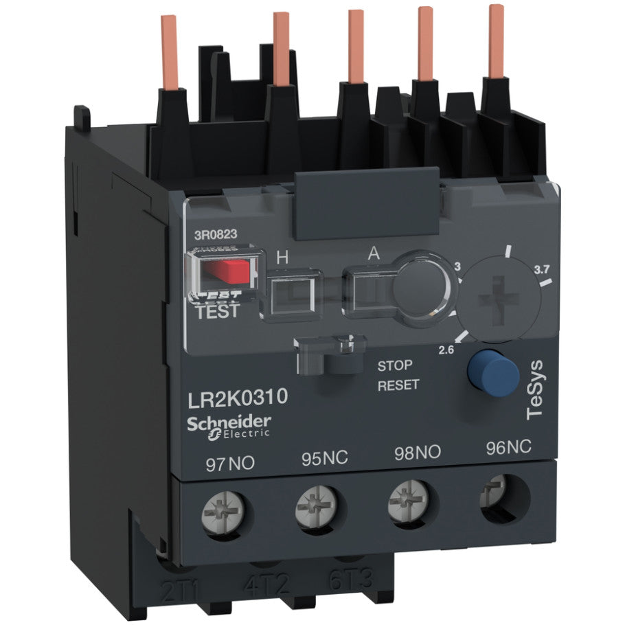 TeSys LRK, Differential Thermal Overload Relay, 2.6 To 3.7A, Class 10A, Screw Clamp Terminals