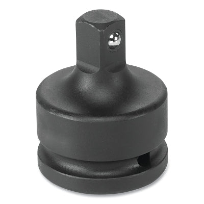 Impact Adapter, With Friction Ball, 3/4 in Female x 1/2 in Male Drive, Chrome-Molybdenum Alloy Steel