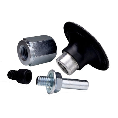 3M 051144-05539 Roloc Bristle Disc Holders, 2 in, Rubber, Black