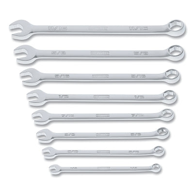 TOUGHSERIES Combination Wrench Set, 8 Pc, SAE, TOUGH BOX case
