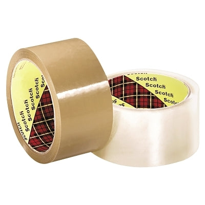 3M 021200-13679 Box Sealing Tape 371, 48 mm x 50 m x 1.8 mil, Clear, 1 RL/RL