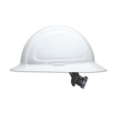 North Zone N20 Full Brim Hard Hat, Ratchet, White