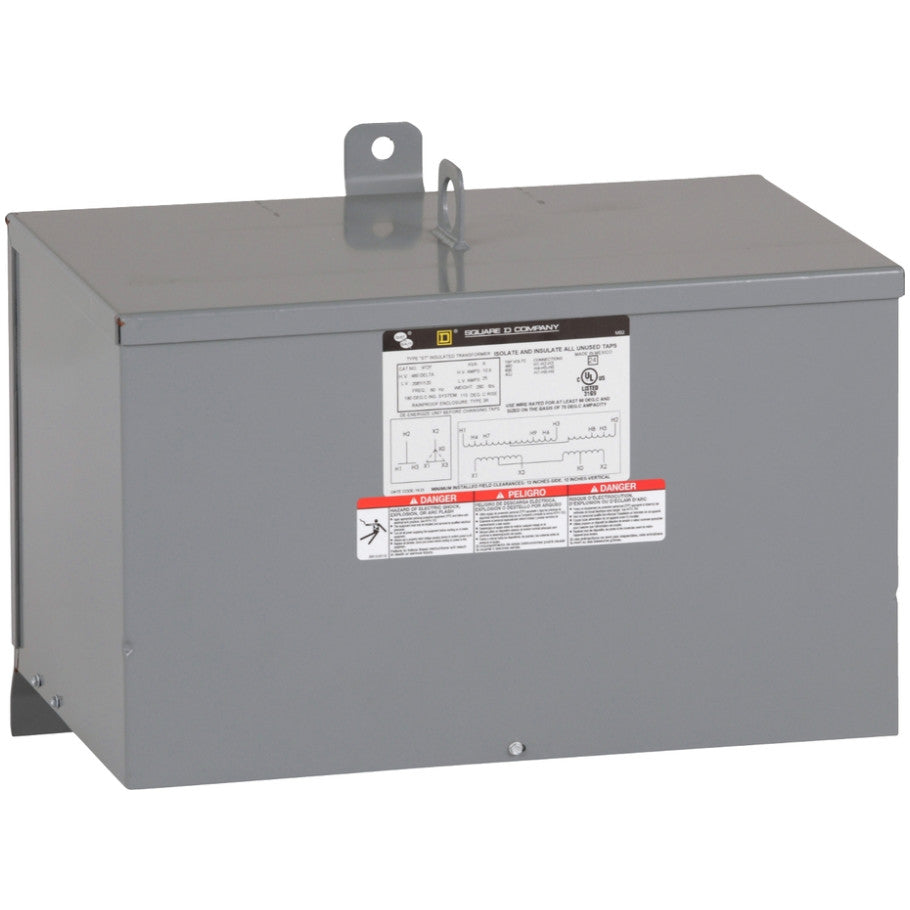 Transformer, dry type, encapsulated, 9kVA, 3 phase, 480V primary, 208Y/120V secondary, 14C, 115C rise  TAA, BAA, BABA, BAA_COTS