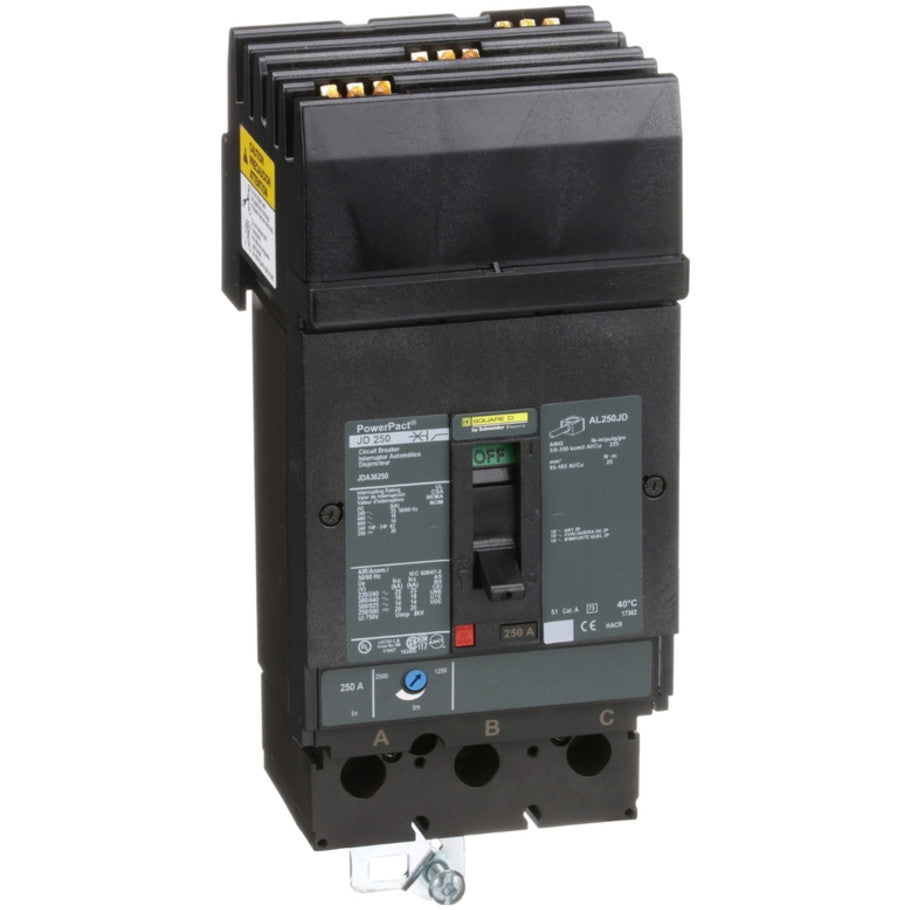 J-Frame Thermal Magnetic UL Current Limiting 250A 600V 3-Pole Circuit Breaker