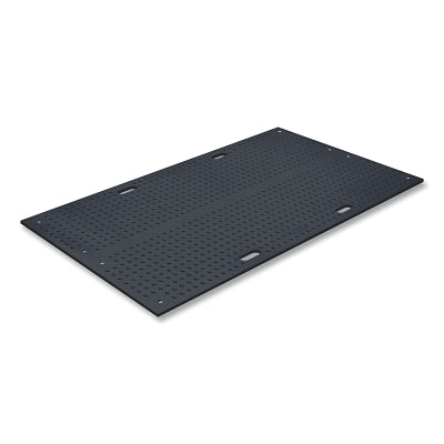 TrakMat Ground Protection Mat, 0.5 in Thick x 44.5 in W x 96 in L, Black