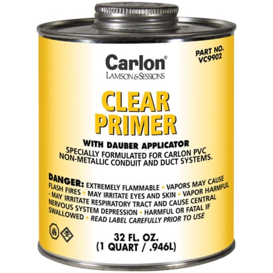 Carlon PVC Primer With Dauber Applicator, 1 Quart
