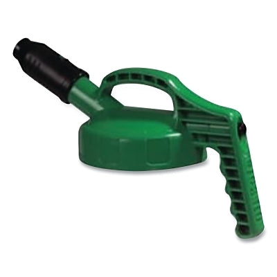Stumpy Spout Lid, 1 in dia, Mid Green, Engineering Plastic