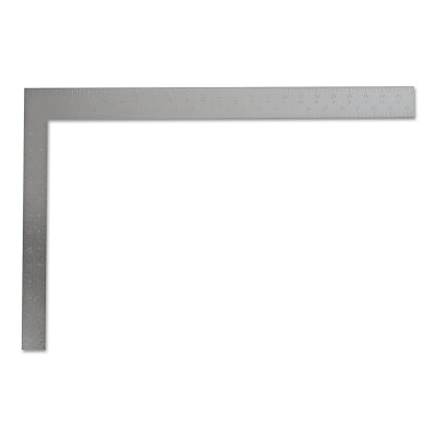 Steel Carpenter's Square, 16 in x 24 in, Face-1/8 in, Back-1/8 in, Steel