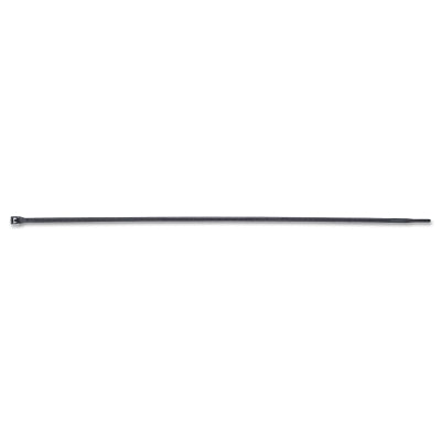 Standard Cable Ties, 45 lb Tensile Strength, 11 in L, Black, 100 EA/BG