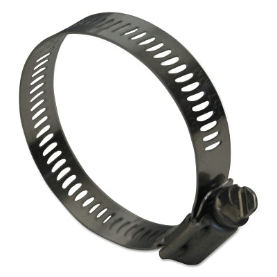 HSS Series Worm Gear Clamp, 13/16 in to 1-1/2 in Hose OD, Stainless Steel 300