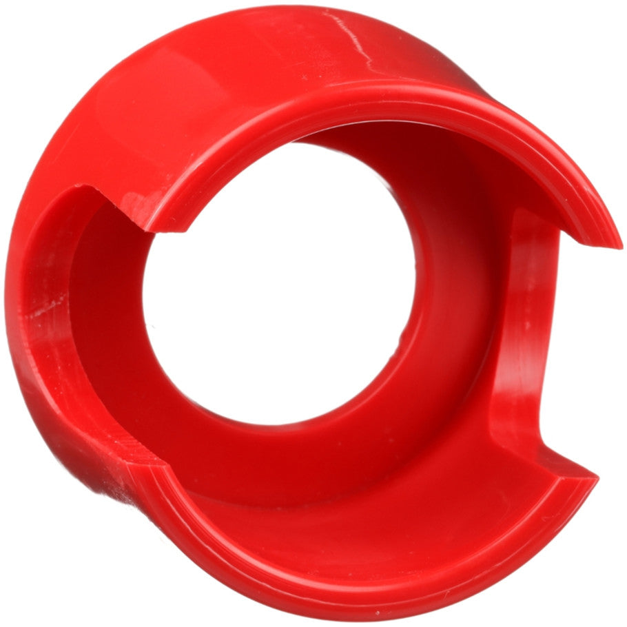 Mushroom Button Guard, KR8/9   SKR8/9 Operator, Red, Plastic