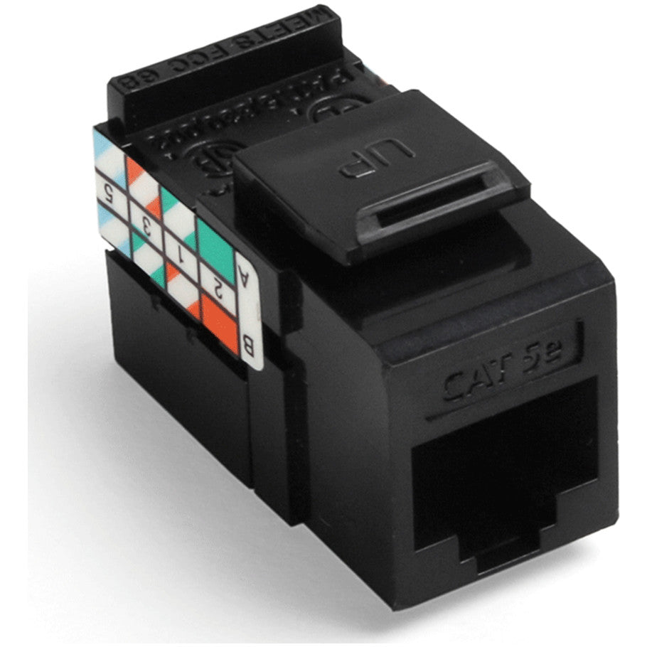 GIGAMAX Cat 5e QUICKPORT Jack, Black