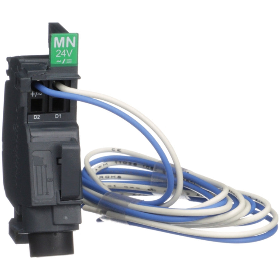 Pre-wired MN Undervoltage Release, ComPact NSXm, Rated Voltage 24 Vdc, 24 Vac 50/60Hz