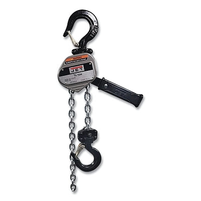 JLA Compact Lever Hoist, 3/4 ton, 10 ft Lift, 5.0 x 1 Fall, 65 lbf