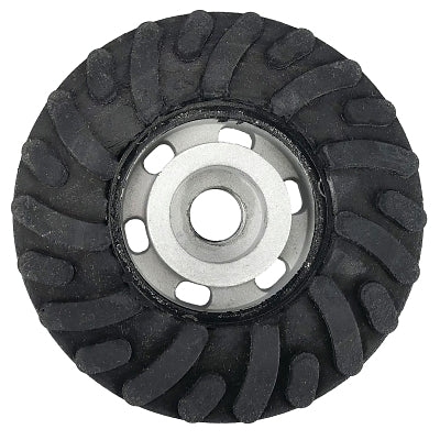 Back-Up Pad, 4 in Dia, 5/8 in Arbor for Resin Fiber and Al-tra Cut Discs
