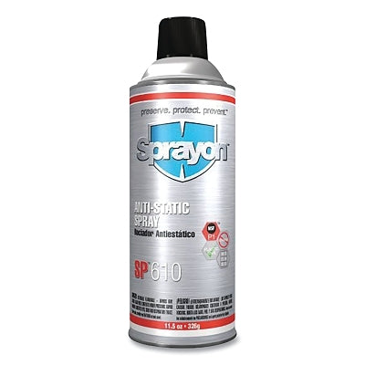 Anti-Static Spray Coating, Clear, 11.5 oz, Aerosol Can