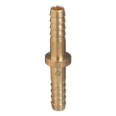 Brass Hose Splicers, 200 PSIG, Barb Round, 1/2 in