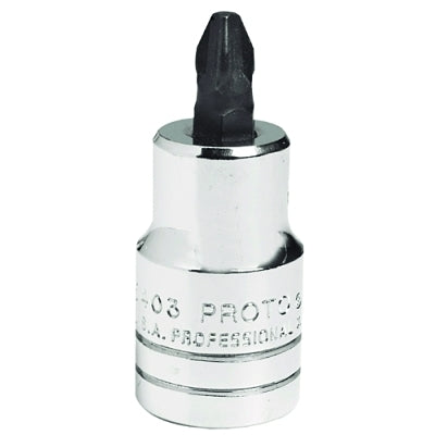Phillips Screwdriver Bits, 1/2 in Drive, #4 Tip