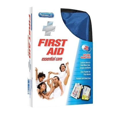 Soft-Sided First Aid Kit, 195 Pieces, Fabric Case