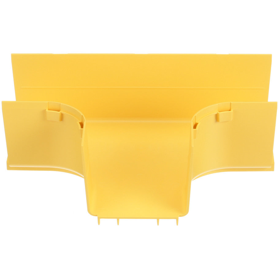 FiberRunner Horizontal Tee, 90°, 4x4, Yellow