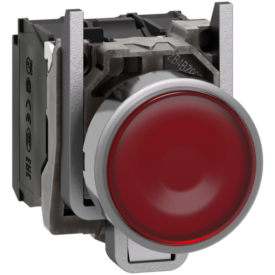 Momentary XB4 Red 110-120 Vac Illuminated PushButtons