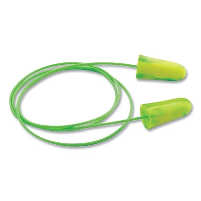 Goin' Green Foam Earplugs, Foam, Green, Corded