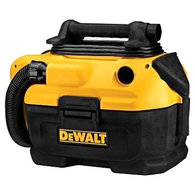 Wet-Dry Vacuum, Corded/Cordless, 2 gal Capacity, 18/20V MAX* and AC, Incl Hose/Power Cord/Tools