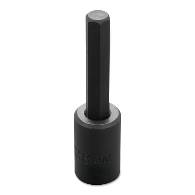 Metric Impact Socket Bits, 3/8 in Drive, 8 mm Tip