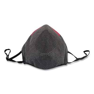 Textile Face Cover with Replaceable Filter, 12 Filters, Adjustable Ear Loops/Nose Clip, One Size