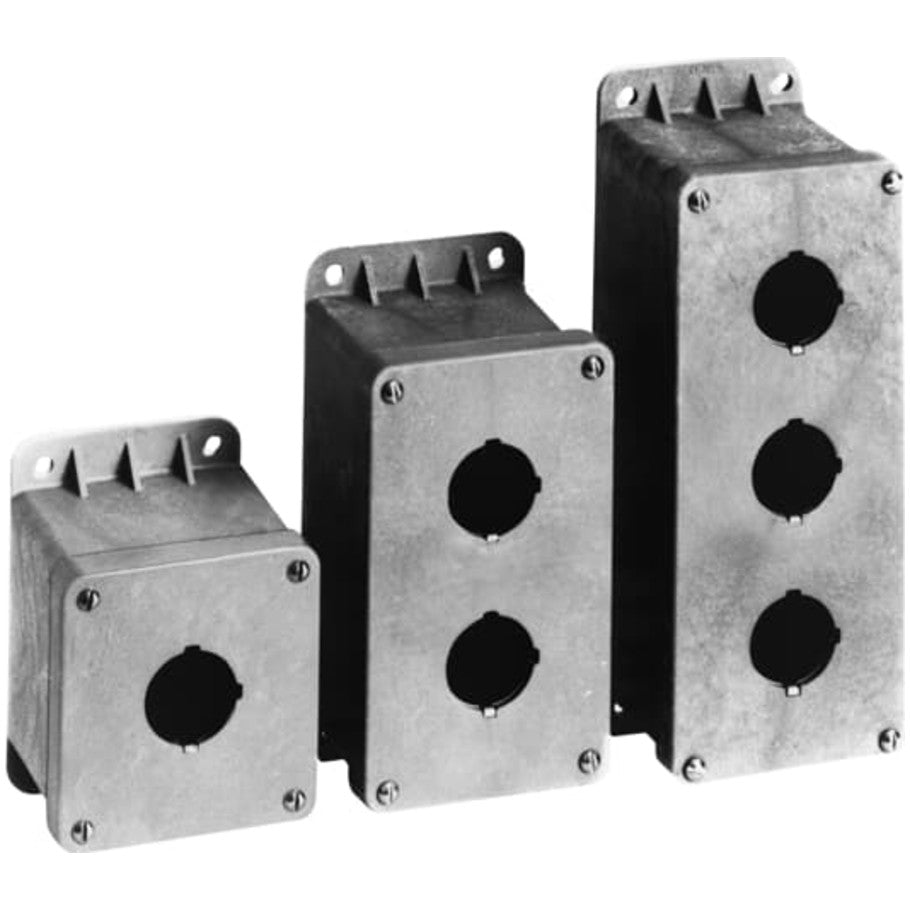 Circuit Safe Pushbutton Enclosure, Thermoplastic, (1) 30.5 mm Hole