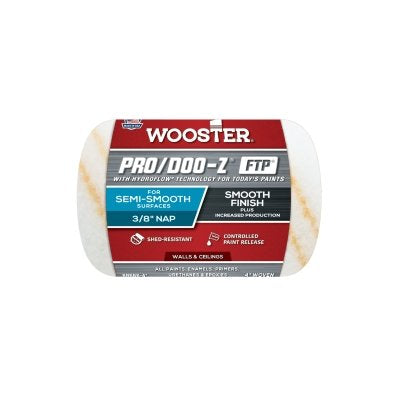 Pro/Doo-Z FTP Roller Covers, 4 in, 3/8 in Nap Length