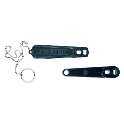 Cylinder Wrench, For Oxygen Cylinders, Metal, with Security Chain