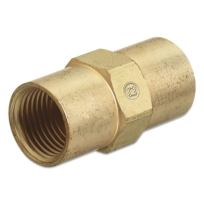 Inert Arc Hose Coupler, Brass, A-Size, Female/Female, RH to RH