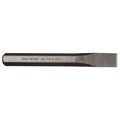 Cold Chisels, 7 1/2 in Long, 7/8 in Cut, Black Oxide, 6 per box