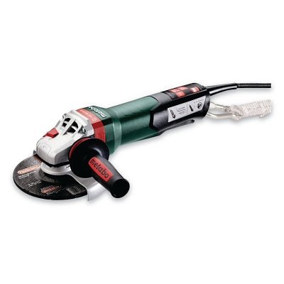 Small Angle Grinder, Quick, 6 in dia, 12 A, 10000 RPM, Paddle Switch, Brake, Drop Secure
